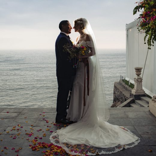beautiful wedding on the beach