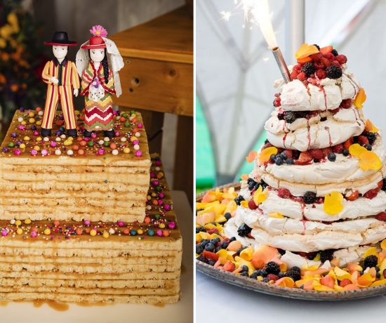 Turron wedding cake