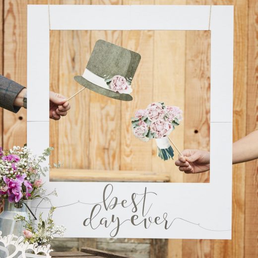Photo booth wedding DIY
